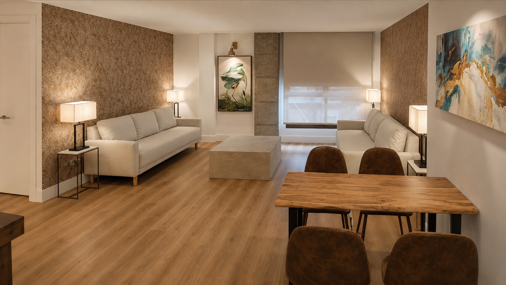 Apartamento familiar de 2 habitaciones en Madrid — Apartahotel Quo Eraso, barrio Guindalera